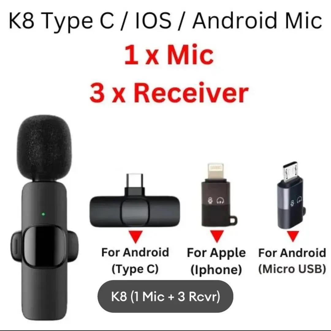 Black Microphone ABS Plastic for Accessories