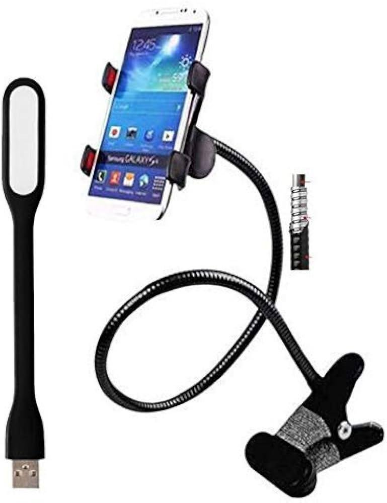 Black Mobile Phone Holder - Lightweight & Durable
