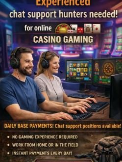 Online Casino Hunters required